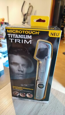 Microtouch Titanium Trim, Haarschneider & Bodytrimmer, kabellos (NEUWERTIG&OVP!)