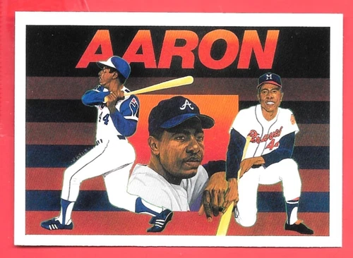 1991 Upper Deck Baseball Heroes - #27 of 27 Hank Aaron - Checklist - NRMT