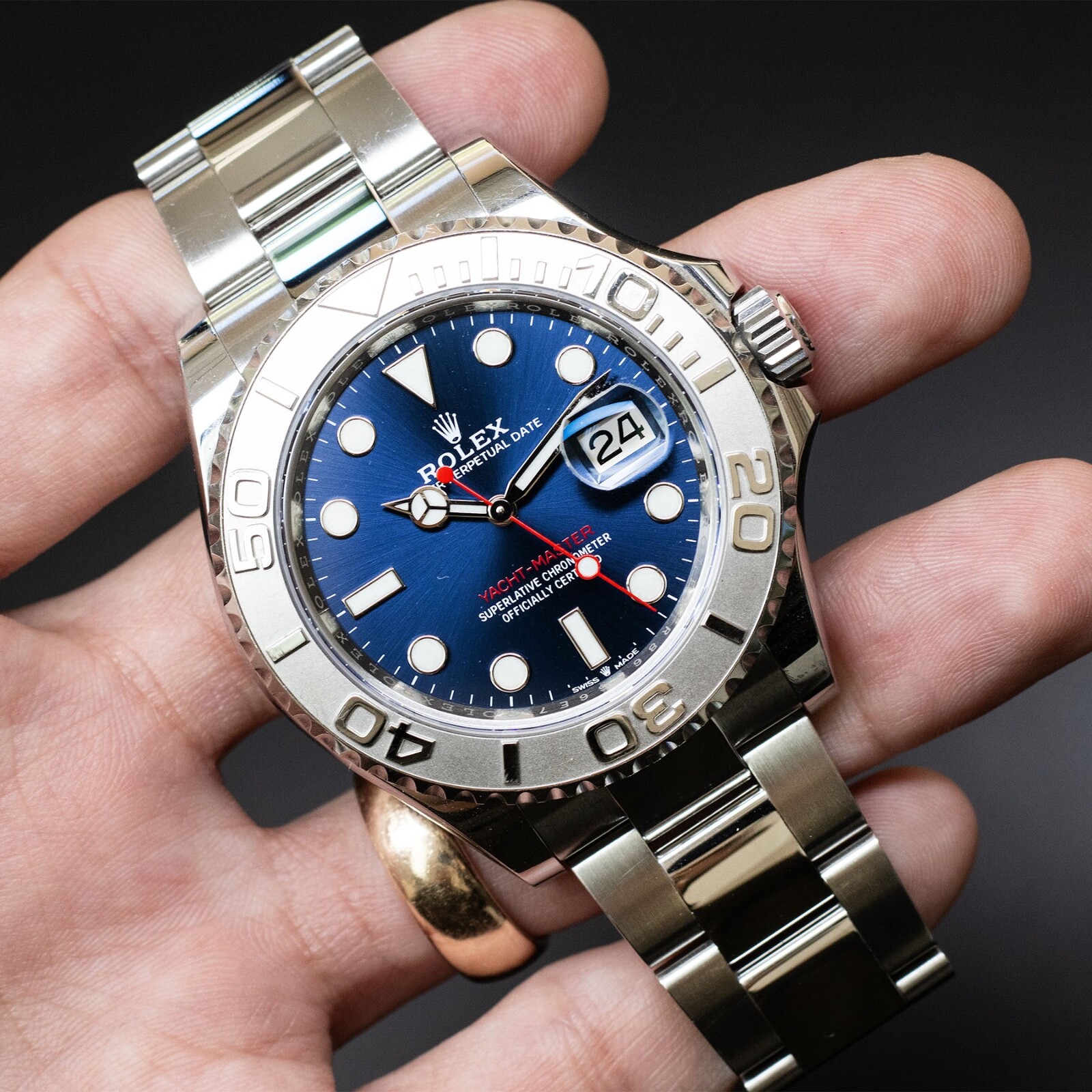 Rolex 126622 Yacht-Master Stainless Steel Blue Dial W… - Gem