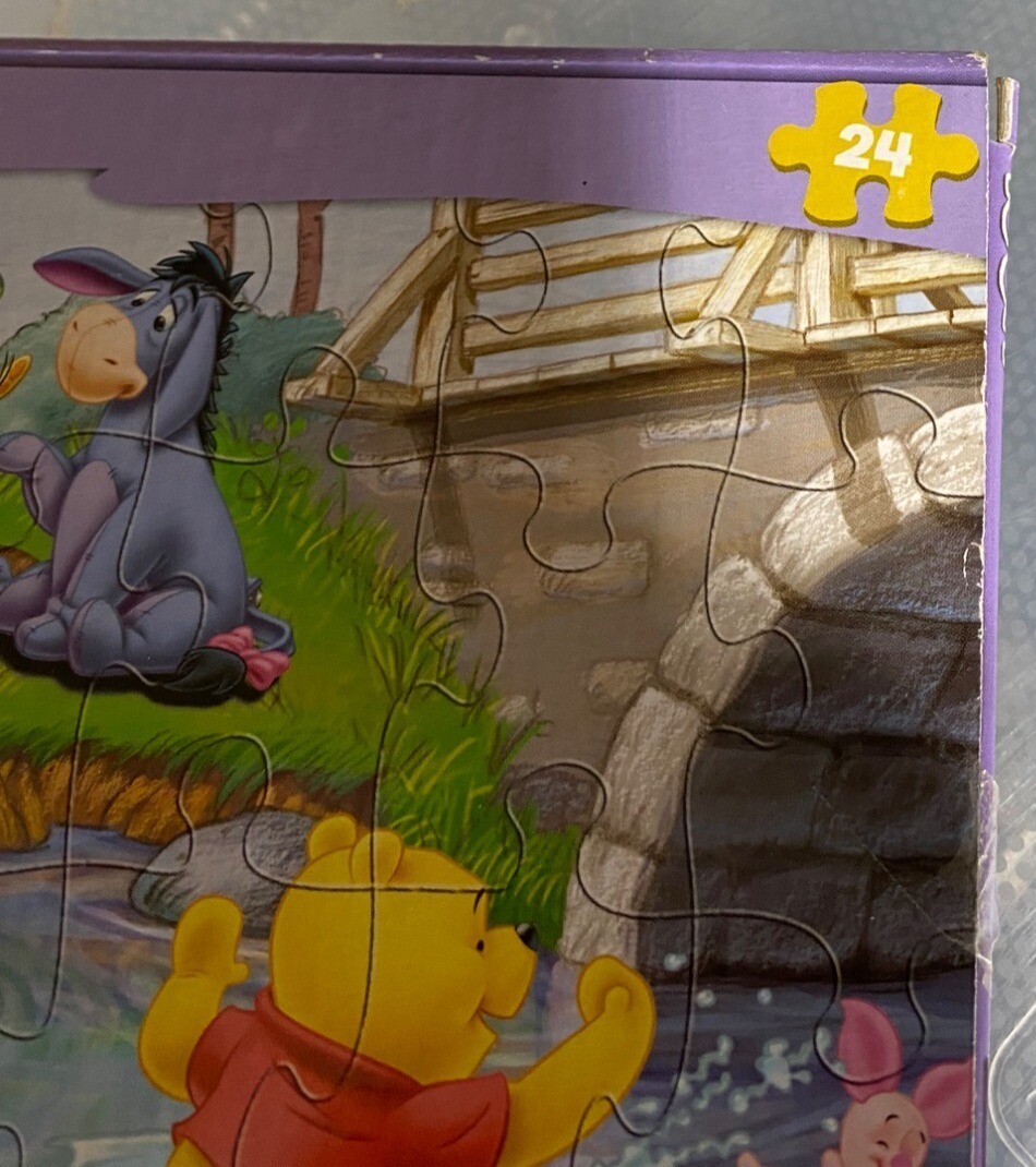 Disney Winnie The Pooh 24-Piece Puzzle Featuring Tigger Pooh & Friends ...