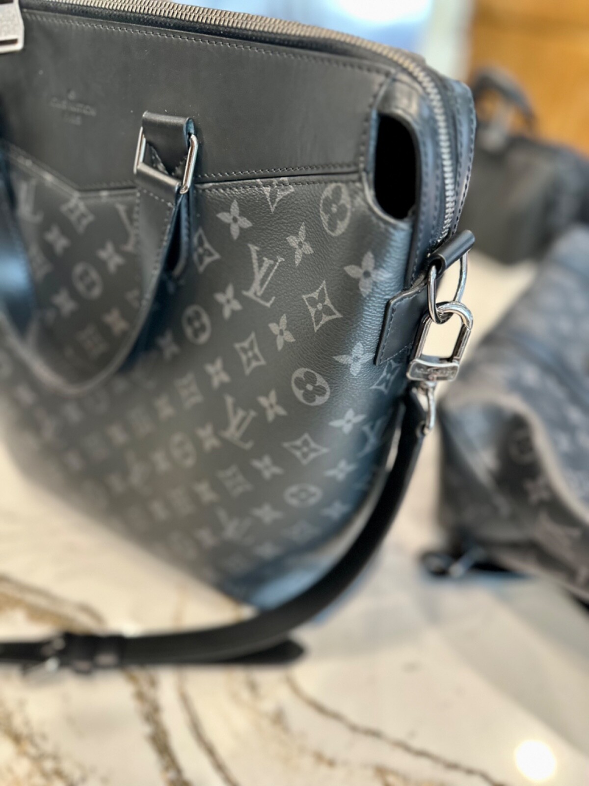 LOUIS VUITTON EXPLORER Monogram Eclipse BAG 2-WAY… - image 7