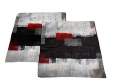 Decorative Pillow Covers 18x18 Zipper closure Insert not inc. Modern 2-PACK NEW