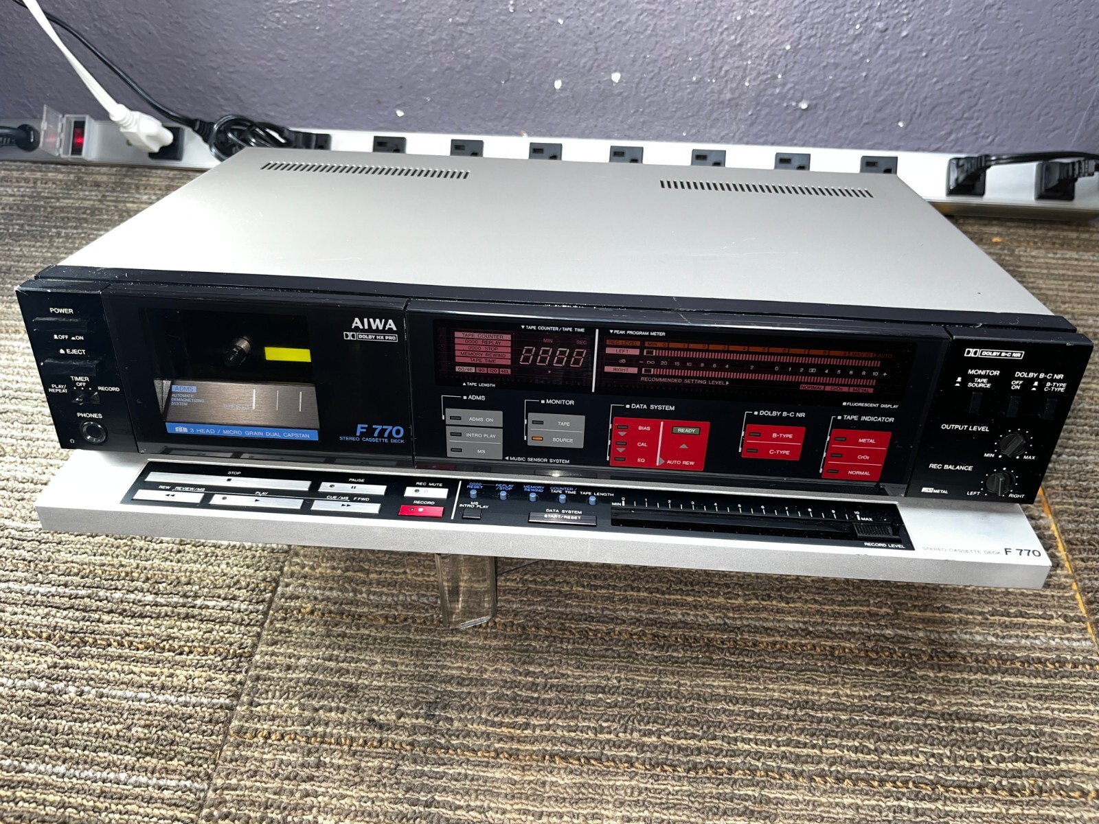 AIWA Model ADF770U Stereo Cassette Deck Won’t Play Cassette 791134 eBay