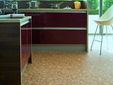 PVC Bodenbelag Vinylboden in Korkoptik (1/2)