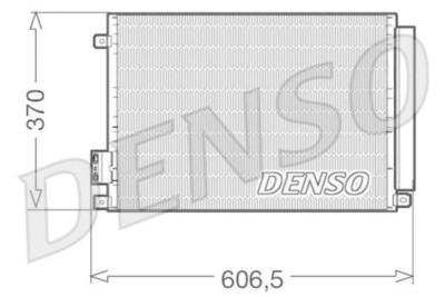 DENSO Kondensator A/C FORD KA (RU8) 1.2 (2008 - ) DCN09045