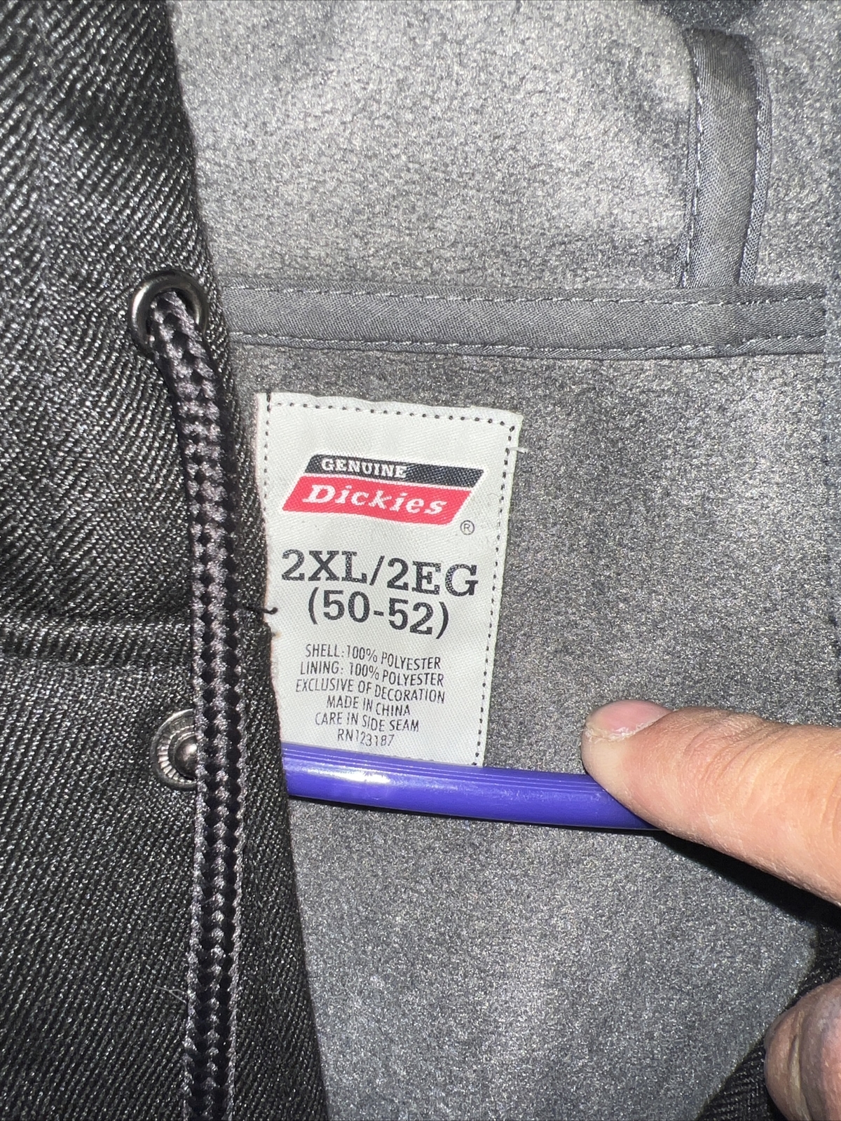 Dickies Men's Jacket Fleece Hooded Duck Shirt Coat with Hydroshield TJ213 2XL