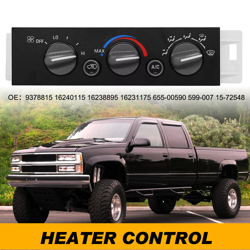 Heater A/C Control Panel Switch Unit for 1996 -2000 Chevrolet GMC C1500 K1500 X1
