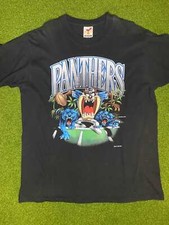 1994 Carolina Panthers - Taz Crossover - Vintage NFL Tee Shirt XL 