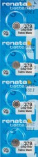 4 x Renata 379 Watch Batteries, SR521SW Battery