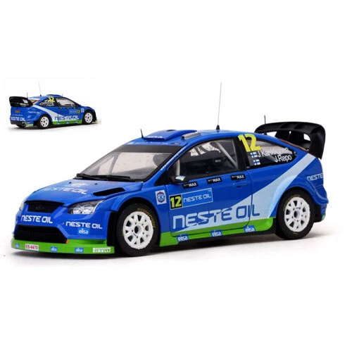 Modellini statici di auto da corsa Rally scala 1:18 per Ford