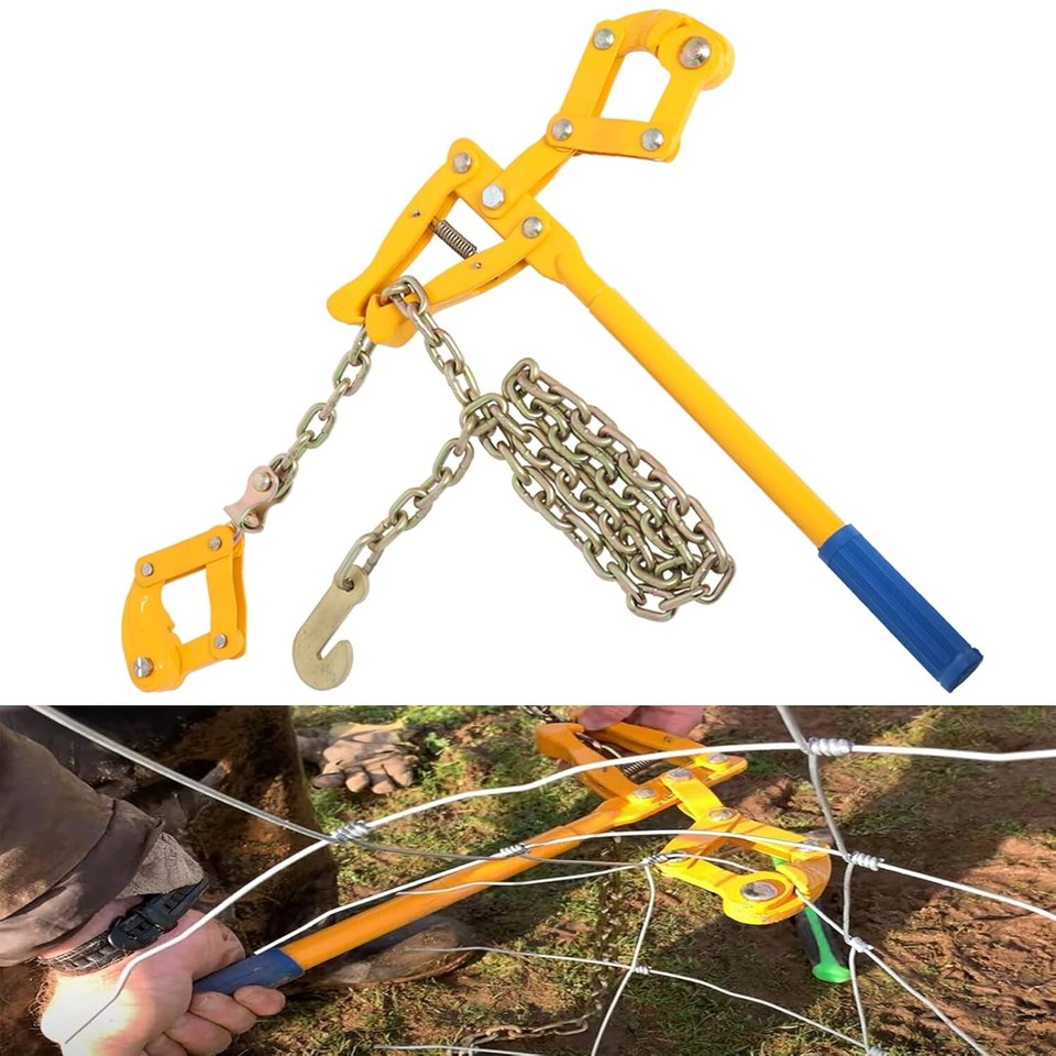 Fence Chain Strainer Barbed Wire Stretcher Chain Link Puller Tightener ...