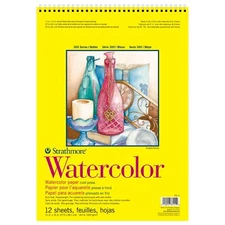 Strathmore 300 Series Watercolor Pad 11x15 Cold Press Heavyweight 12 Sheets