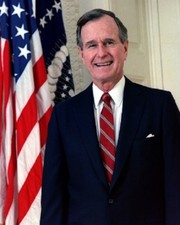 Official White House Portrait of President George HW Bush Sr 8