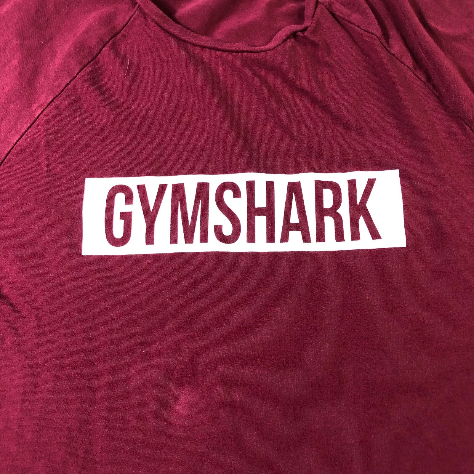 gymshark long sleeve round neck pullover graphic logo shirt