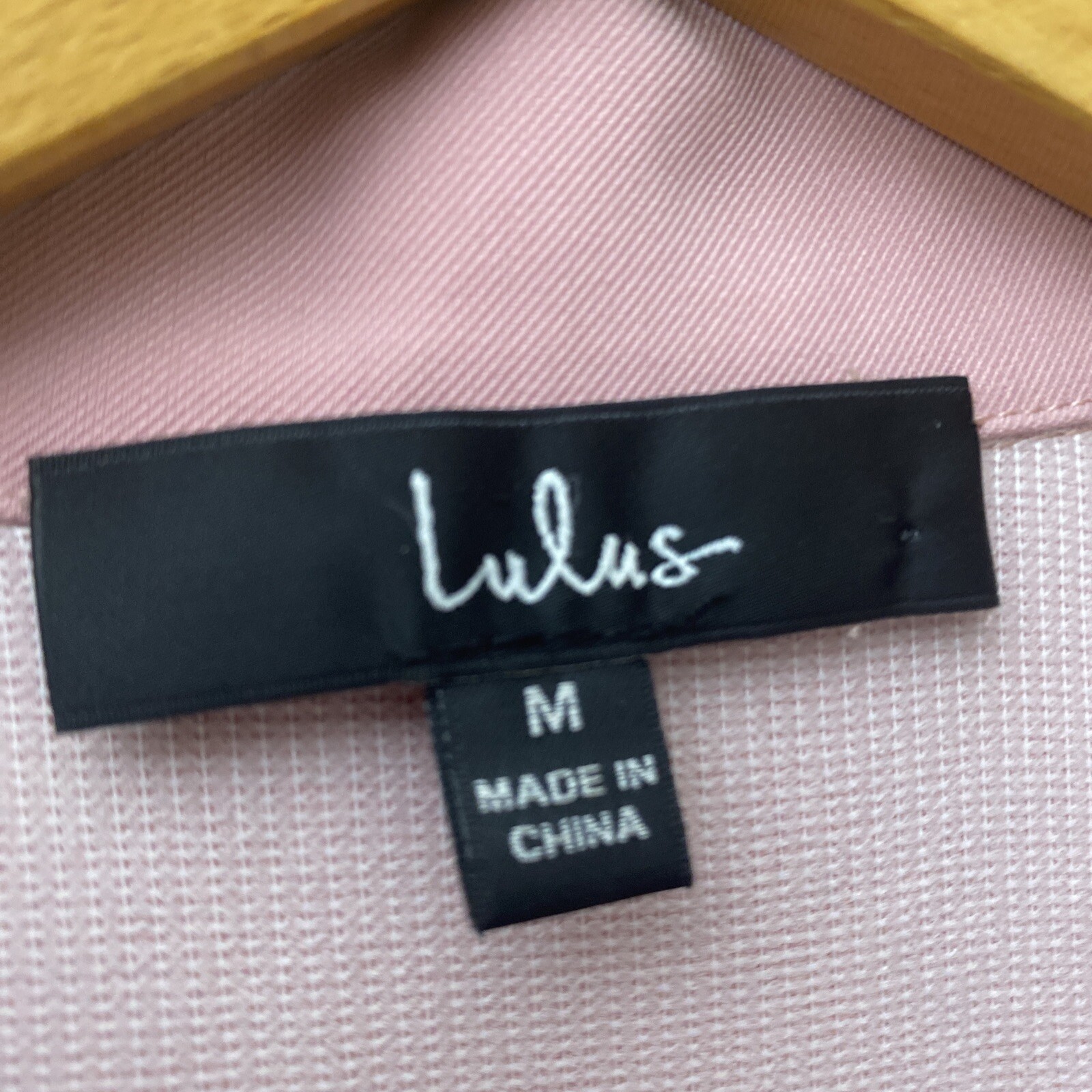 Lulus Jacket Cropped Pink Medium - image 7