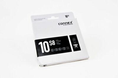 Connex 10sG 10-Speed Bicycle Chain - 114 Links Brass Coated For Road And Mountain Bikes