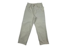 Universal Thread Womens Vintage Stretch High-Rise Straight Jeans 8/29R Beige Cot