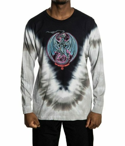 HUF Men's L/S Shirt THE MAGIC DRAGON 