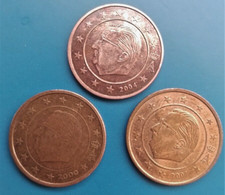 2  Cent  aus Belgien 2000,2004,2007