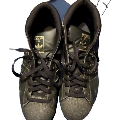 adidas Pro Model black Shoes sneakers size 11.5