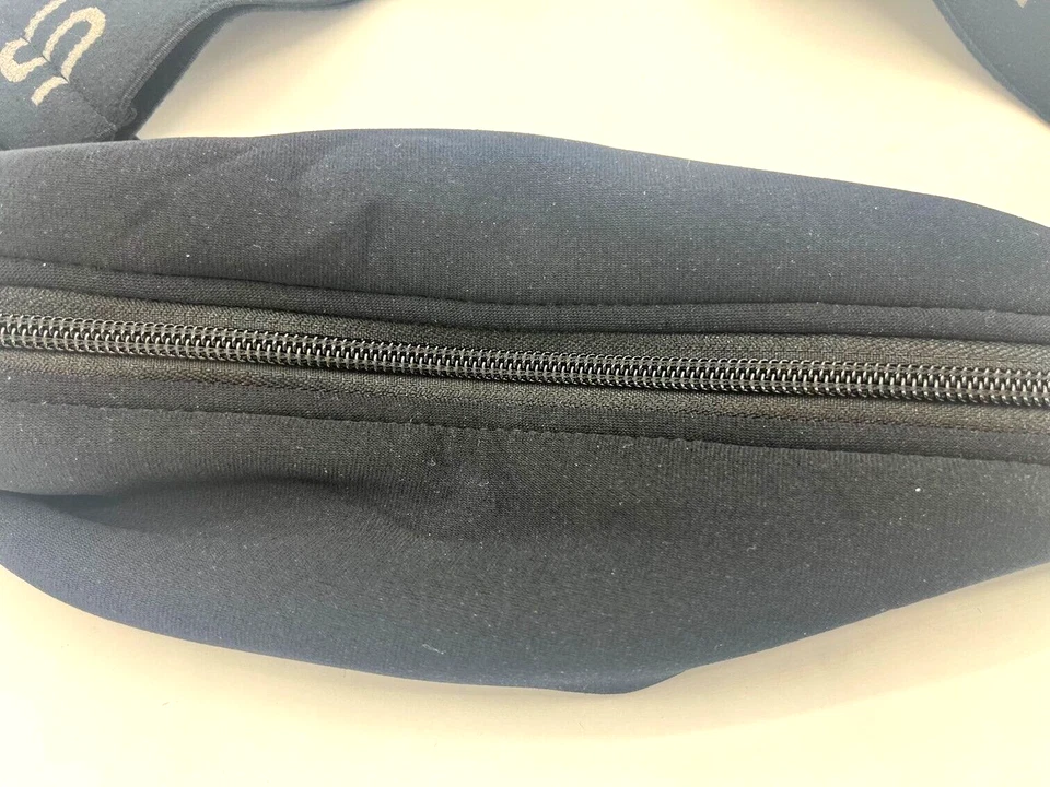 Cinto Spibelt Grande Leve Bolsa com Zíper Cinto Corrida Ciclismo PRETO Fabricado no Japão NOVO - Imagem 4 de 4