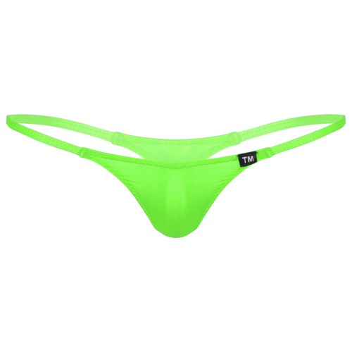 Men's Mesh Sheer G-String Underwear Sexy Low Rise Pouch T-back Thongs Underpants - Picture 22 of 44