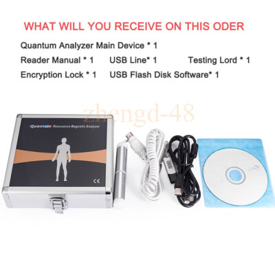 2025 Newest Black Quantum Magnetic Resonance Body Analyzer 52 Reports