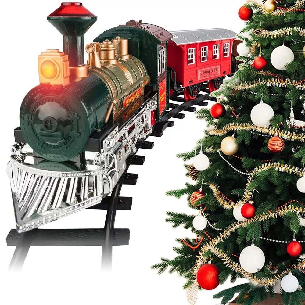 Kids Rocky Mountain Train and Carriage Play Set With Under