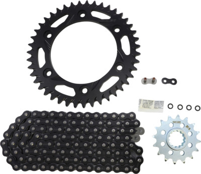 Vortex Chain and Sprocket Kit Black CK2477