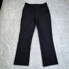 Anthropologie Maeve Straight Leg Ankle Trouser Pant Black Womens 4