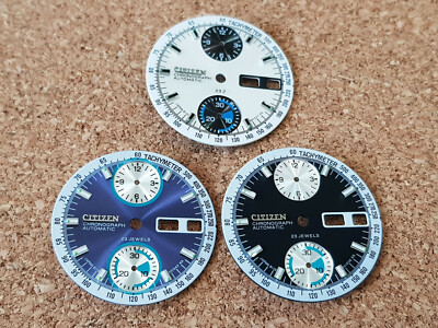 REPLACEMENT DIAL FOR CITIZEN CHRONOGRAPH 8110 AUTOMATIC 67-9038 | eBay