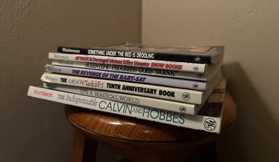 CALVIN AND HOBBES Softcover Book Lot of 7 by Bill Watterson