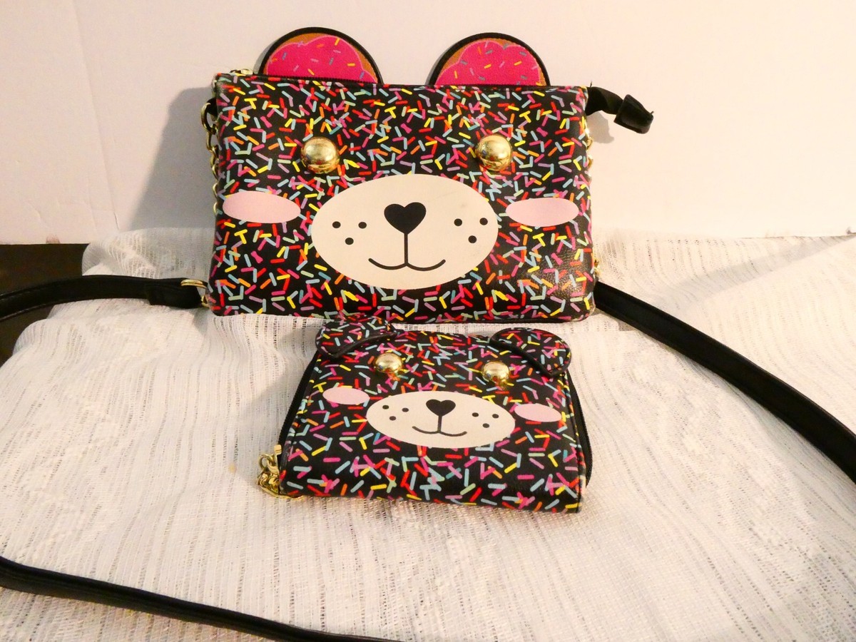 BETSY JOHNSON Confetti Bear‎ Backpack Betsey Johnson Confetti LBJAZZY Backpack | Mercari main image 3
