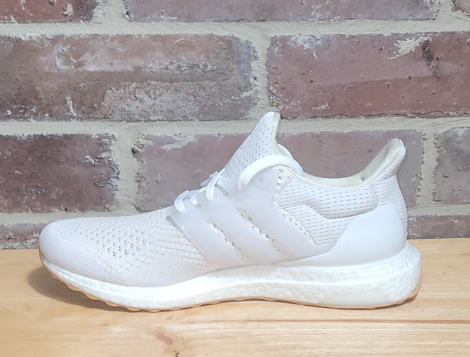 New Womens Adidas Ultraboost 1.0 White Gum Silver Running Shoes ID9689 ...