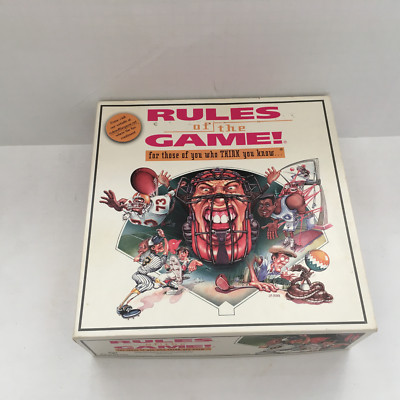 rules of the game for those of you who think you know  sports board game 