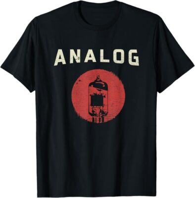 #ad Vacuum tube amp analog vintage retro 80#x27;s 90#x27;s t shirt T Shirt $18.79