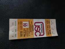 Feb 4,1980 Oregon Basketball TICKET Stub 2