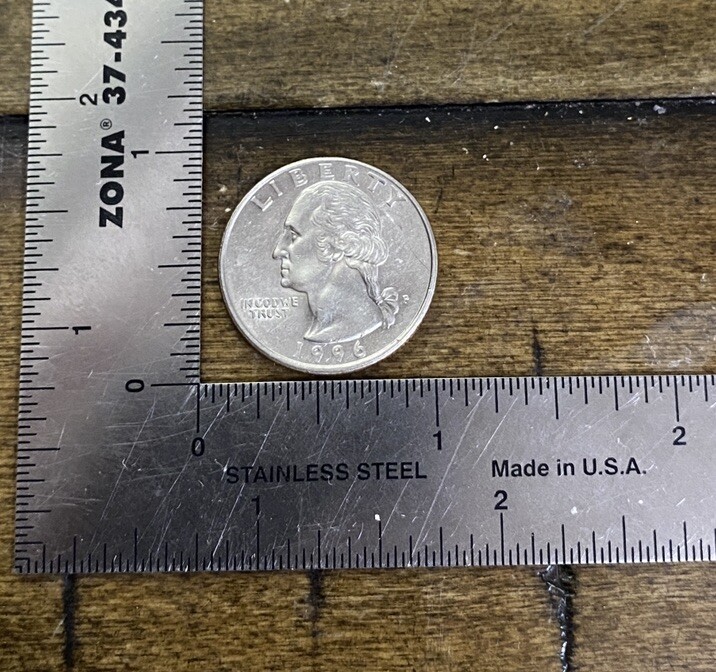 US Spy Coin 1996 Washington Quarter Secret Note Compartment