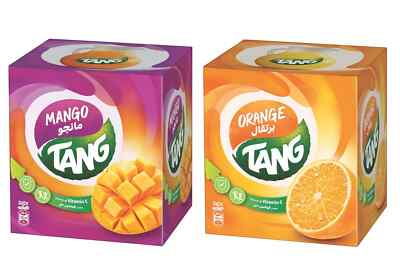 Tang Powder Drink jar Orange + Mango Flavor Vitamin C Juice (24 Sachets X 20 gm)