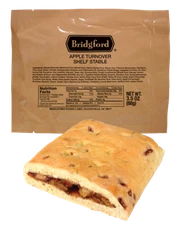  Apple Turnover 3 Pack MRE Survival Desert Bridgford Ready to Eat meals