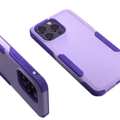 Slim Case For Apple iPhone 14 Pro Wireless Charging Compatible Cover Purple