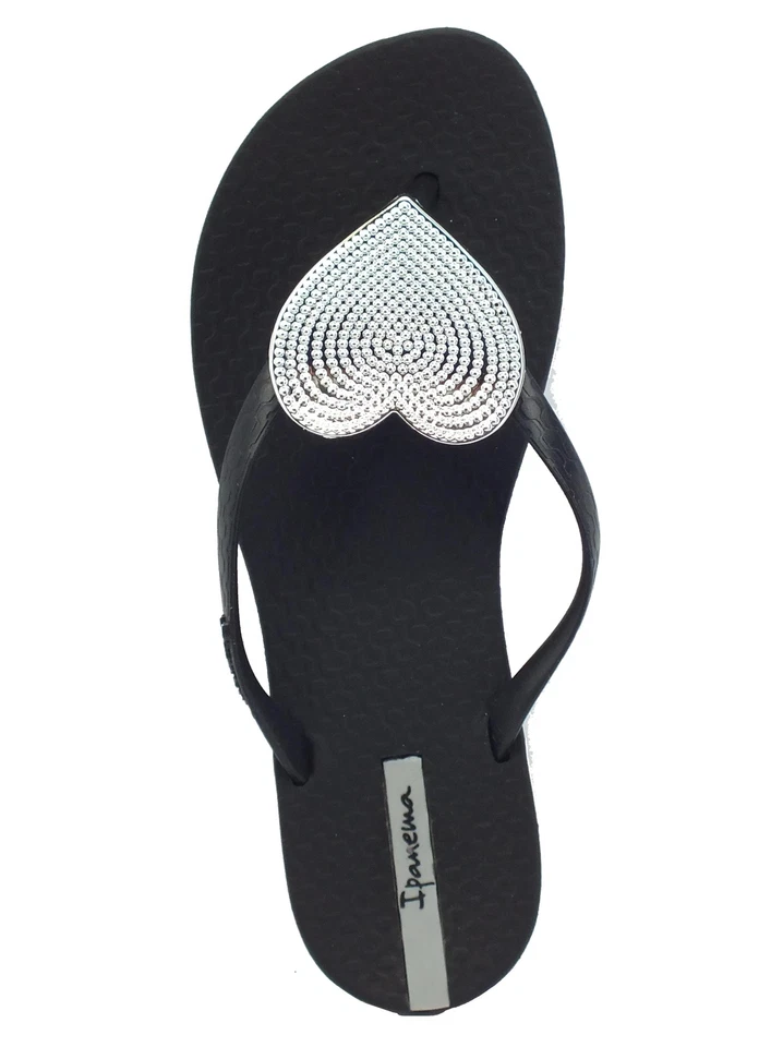Ipanema 82120 Maxi Fashion Black Infradito con zeppa bassa per Donna in gomma co - Imagen 3 de 3