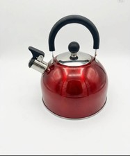 2.5L Whistling Tea Kettle Stainless Steel Fast Boil Camping Hob Handle