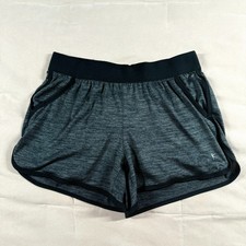 Danskin Now Heather Black Womens Size S Semi Fitted Athletic Gym Running Shorts