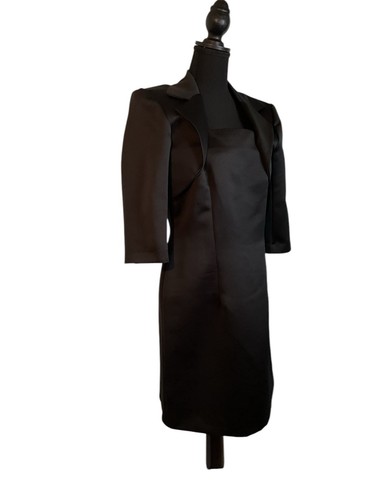 Vestito nero formale Scarlett. Senza maniche con giacca. Taglia 7/8 nuova con etichetta - Foto 13 di 18