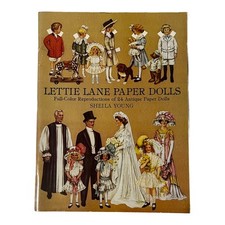 UNCUT Lettie Lane Paper Doll Full Color Reproduction Paper Dolls Sheila Young