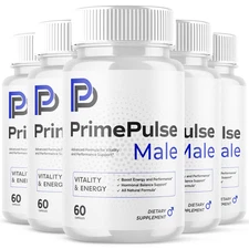 (5 Pack) Prime Pulse for Men Advanced Formula Vitamin Supplement 300 Capsules
