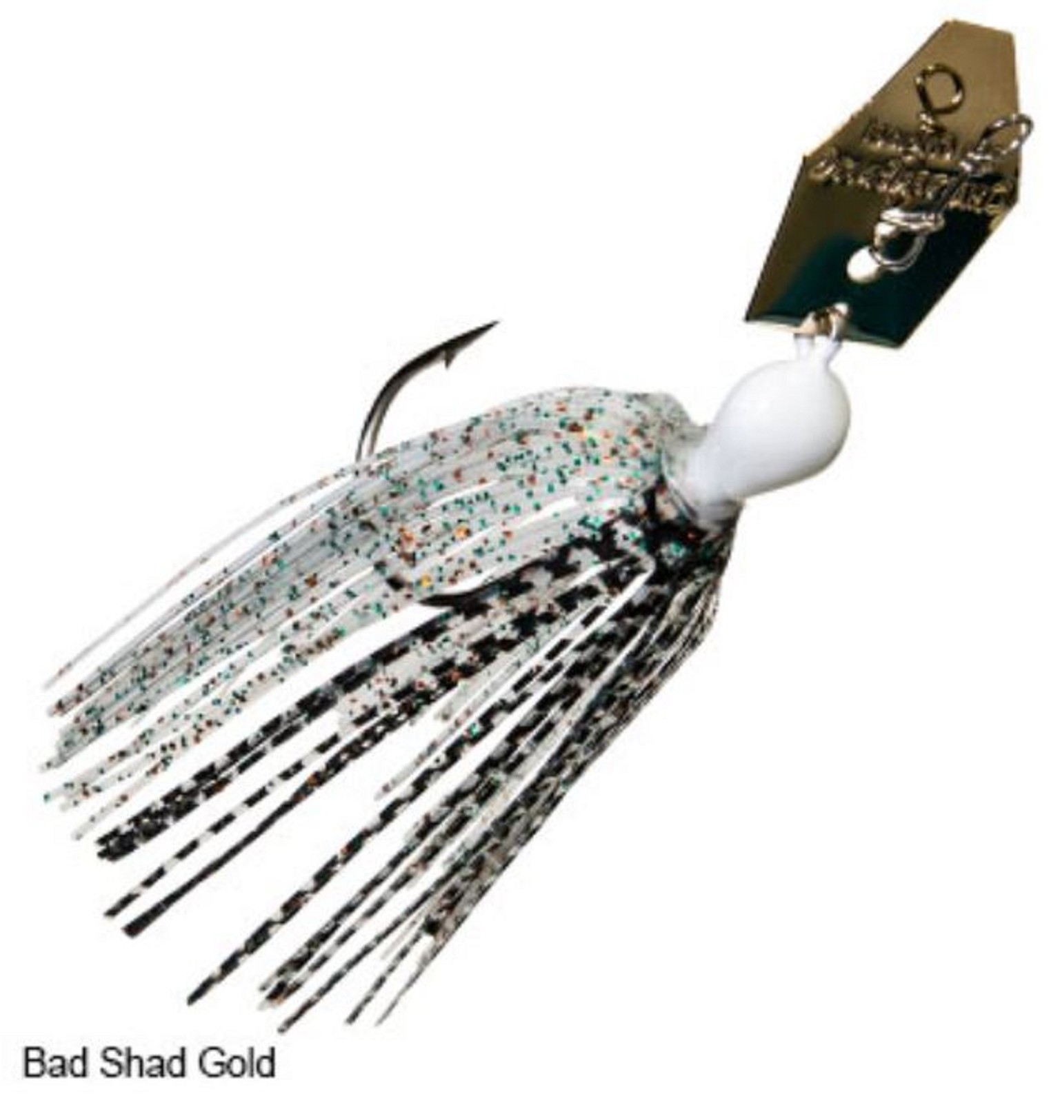 Zman Chatterbait 3/8 oz Sinking Lure Bad Shad Gold (0297) - Image 5