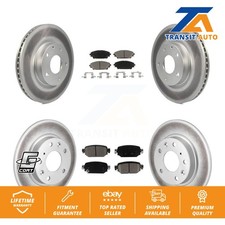 [Front+Rear] Coat Disc Brake Rotors Ceramic Pad Kit For 2019-2022 Mazda CX-3 AWD