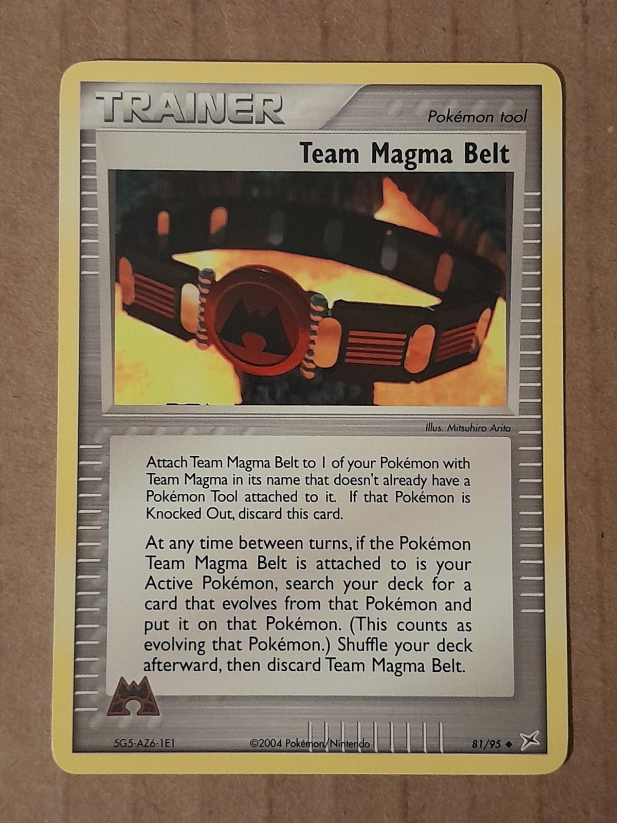 Pokemon Team Magma Belt 81/95 Team Magma Team Aqua NM-MT See Pictures